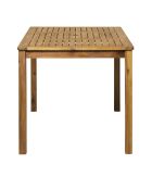 Gartentisch für 4-6 Personen natürlich - 135x80x74 cm