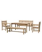 Natürliche 6-Sitzer-Essgruppe