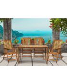 Set da pranzo Natural a 4 posti