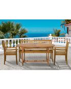 Natürliche 5-Sitzer-Essgruppe