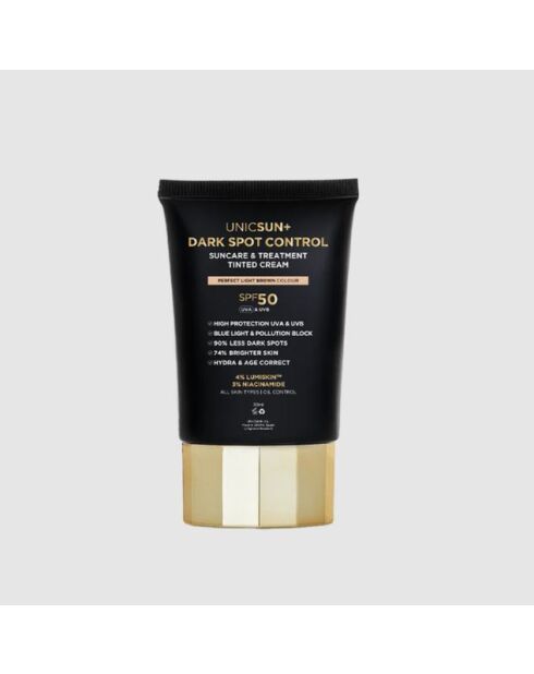 Unicsun+ Crème teinte contre les taches foncées (brun clair parfait) - 30 ml