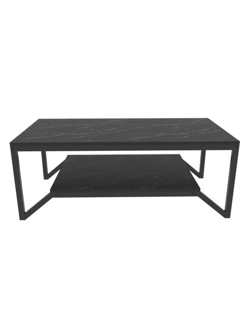 Mesita Flora negra - 120x60x45,8 cm