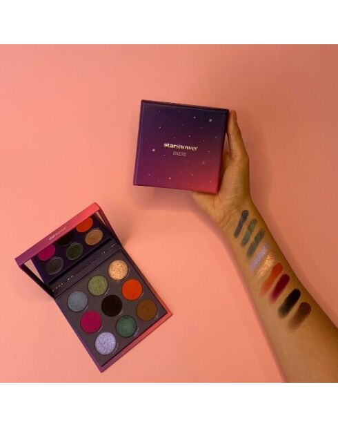 Palette d'ombres à paupières StarShower 10 couleurs - 13 g