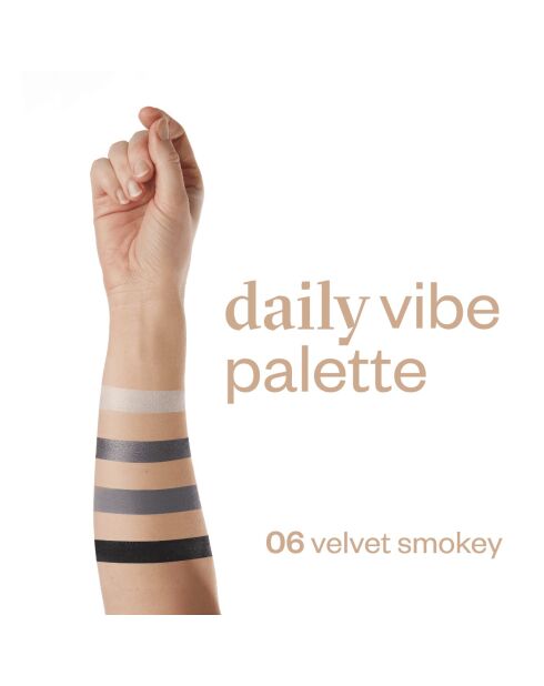 Vegan Daily Vibes Lidschatten-Palette — Velvet Smokey — 5,5 g — PAESE