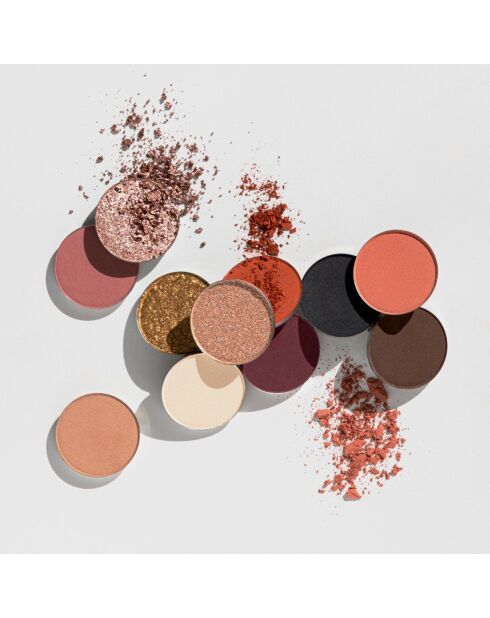 Palette d'ombres à paupières Indian Summer II 12 couleurs vegan -18 g