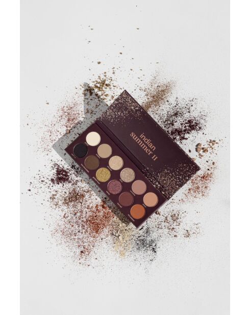 Palette d'ombres à paupières Indian Summer II 12 couleurs vegan -18 g