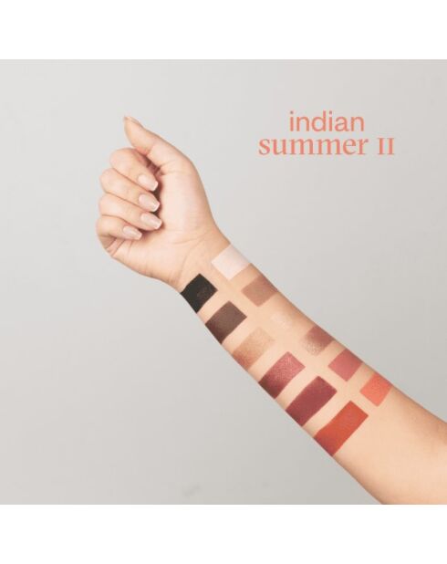 Palette d'ombres à paupières Indian Summer II 12 couleurs vegan -18 g