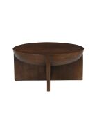 Sit - Tavolino da caffè Rondura marrone - 90x90x42cm