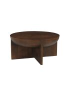 Sit - Tavolino da caffè Rondura marrone - 90x90x42cm