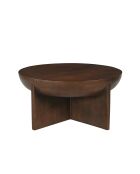 Sit - Tavolino da caffè Rondura marrone - 90x90x42cm