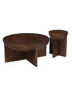 Sit - Tavolino da caffè Rondura marrone - 90x90x42cm