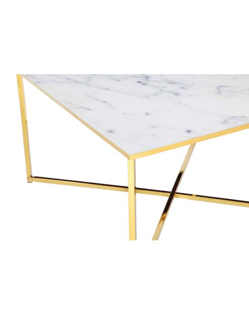 Fever - Mesita blanca - 80x80x45 cm