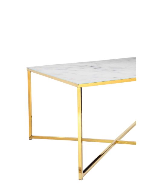 Fever - Mesita blanca - 80x80x45 cm