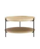 Fever - Mesita de roble natural - D.69 cm