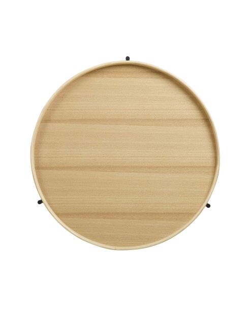 Fever - Tavolino in rovere naturale - D.69 cm