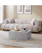 Fever - Mesita gris - 90x60x35 cm