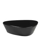 Mesita Sit, color negro liso, 107 x 78 x 30 cm