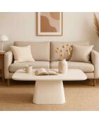 Sit - Holvik salontafel naturel wit - 122x70x46cm