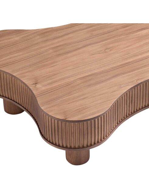 Fever - Tavolino in noce - 116x77x32 cm