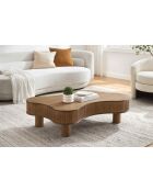 Fever - Tavolino in noce - 116x77x32 cm