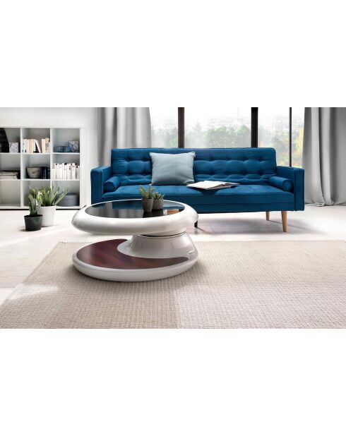 Fever - Mesita blanca - 90x90x42 cm