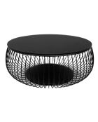 Fever - Mesita negra - D.86 cm