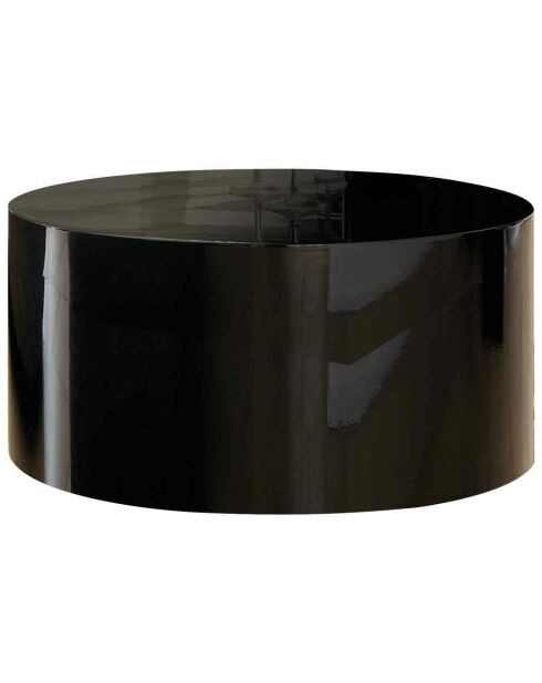Fever - Ronde zwarte salontafel - D.60 cm
