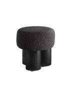 Fever - Pouf noir/gris - D.50 cm