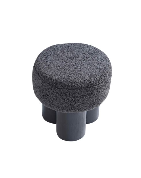 Fever - Pouf noir/gris - D.50 cm