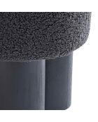 Fever - Pouf noir/gris - D.50 cm