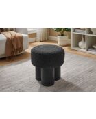 Fever - Pouf noir/gris - D.50 cm