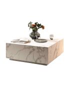 Fever - Mesita blanca - 90x90x35 cm