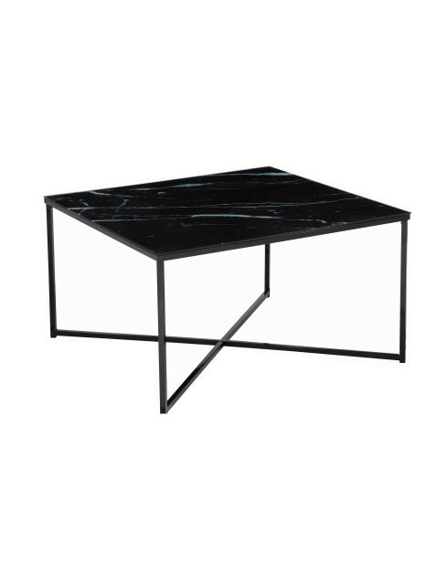 Fever - Mesita negra - 80x80x45 cm