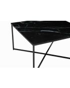 Fever - Schwarzer Couchtisch - 80x80x45 cm