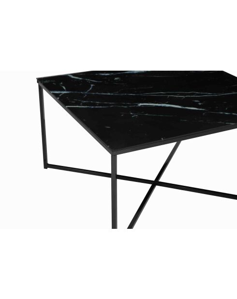 Fever - Mesita negra - 80x80x45 cm