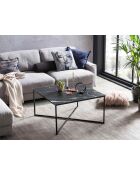 Fever - Schwarzer Couchtisch - 80x80x45 cm