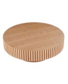 Fever - Mesita natural - D.80 cm