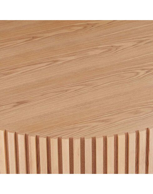 Fever - Mesita natural - D.80 cm