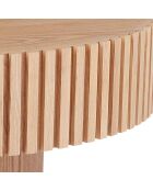 Fever - Mesita natural - D.80 cm