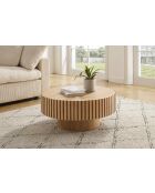 Fever - Mesita natural - D.80 cm