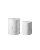 Fever - Set de 2 mesas de café blancas