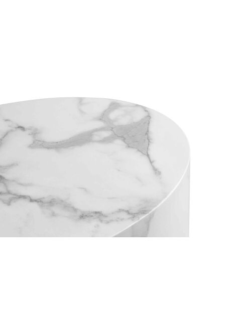 Fever - Set de 2 mesas de café blancas