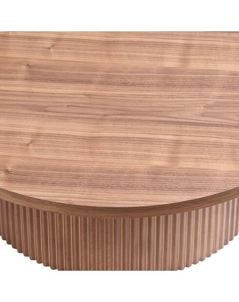 Fever - Tavolino in noce - D.85 cm