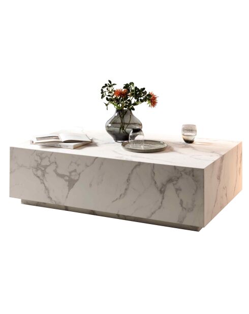 Fever - Mesita blanca - 120x75x35 cm