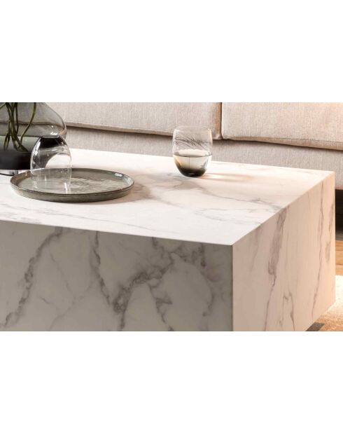 Fever - Mesita blanca - 120x75x35 cm