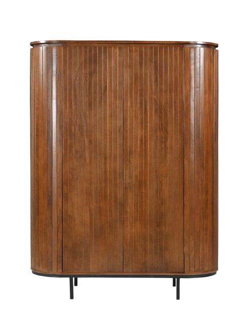 Sit - Buffet Ambra haut naturel, noir - 115x43x151cm