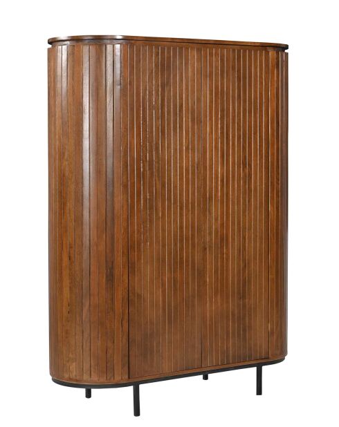 Sit - Buffet Ambra haut naturel, noir - 115x43x151cm