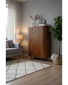 Sit - Buffet Ambra haut naturel, noir - 115x43x151cm