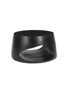 Sit - Tavolino da caffè Black Smooth nero - 75x75x38cm