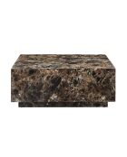 Fever - Tavolino da caffè marrone - 90x90x35 cm